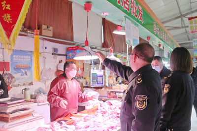 張家口市市場監(jiān)督管理局開展禁用‘生鮮燈’專項檢查 守護食用農(nóng)產(chǎn)品批發(fā)安全